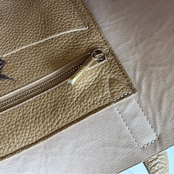 Cuyana Small Structured Leather Tote Tan Beige - Picture 8 of 11